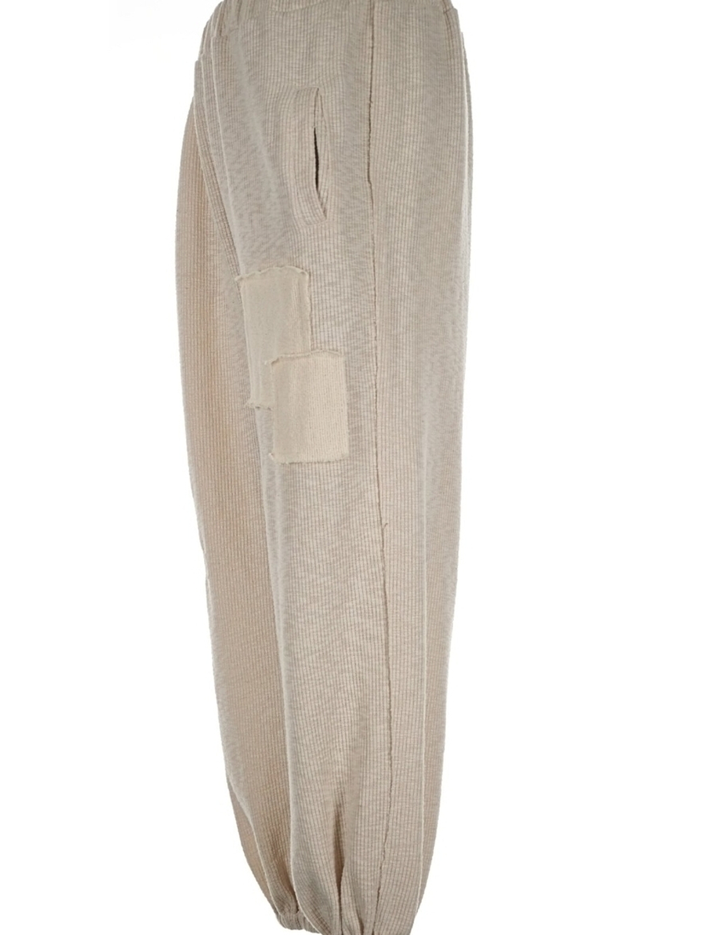 POL Beige Wide-Leg Linen-Blend Pants - Picture 14 of 16